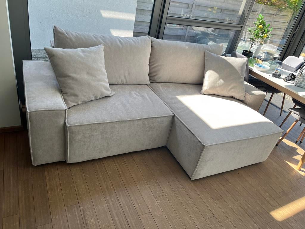 Zetel nieuw, Ophalen, 125 tot 150 cm, Hoekbank, Scandinavisch