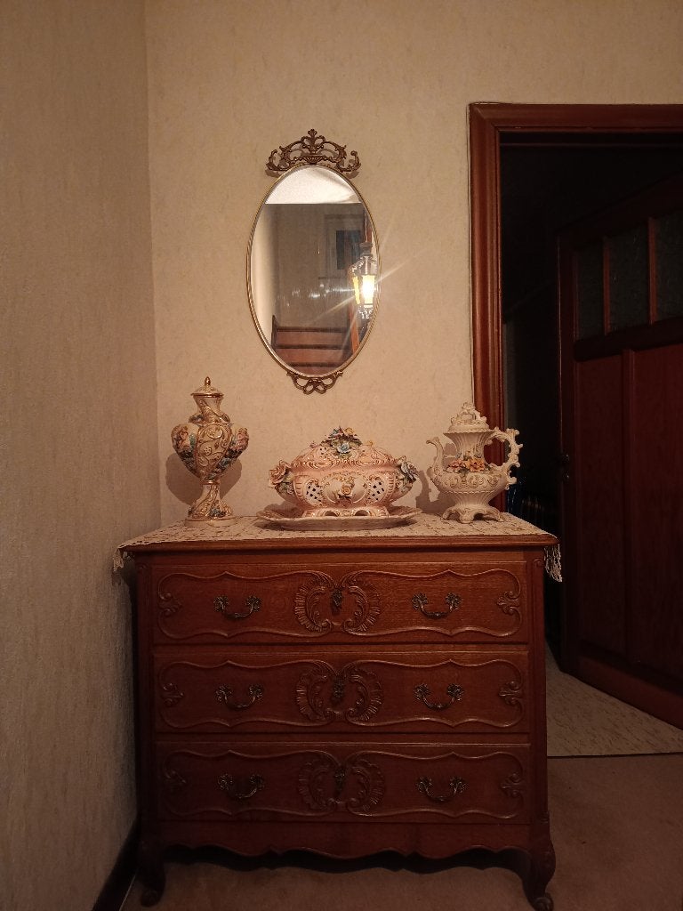 Commode in Louis XV-stijl, Ophalen