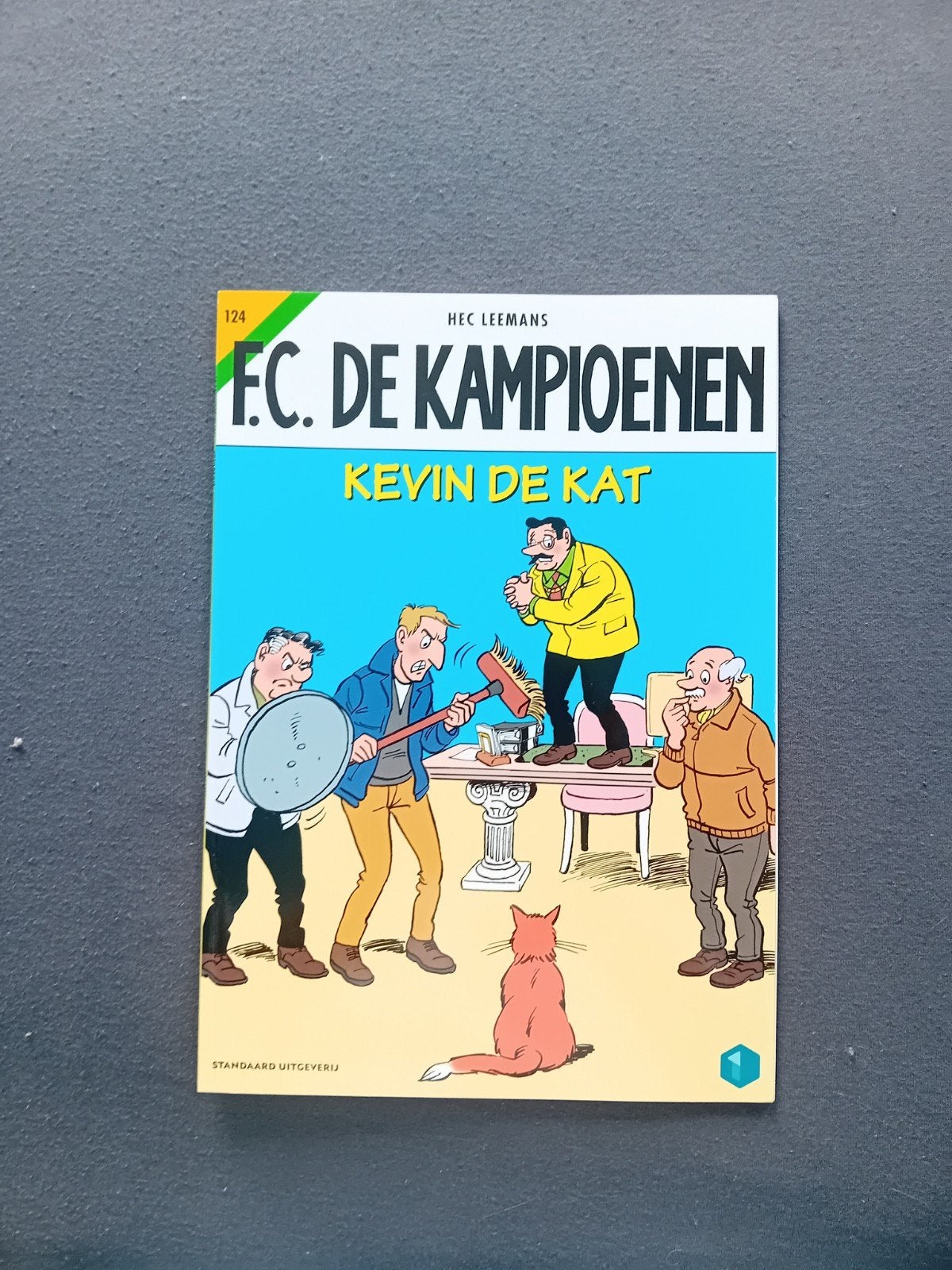 Fc de kampioenen strip Kevin de kat, Ophalen