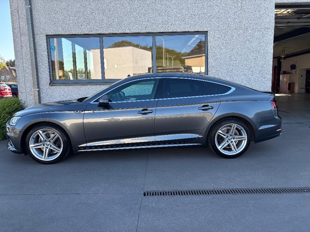 A5 Sportback 2.0 TFSI S-Line LEDER LED, Autos, Audi, Cuir, Argent ou Gris, Achat, Euro 6
