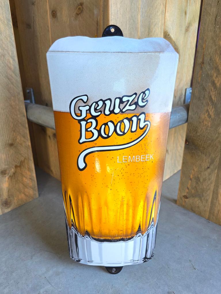 Emaille bord Geuze Boon, Ophalen of Verzenden