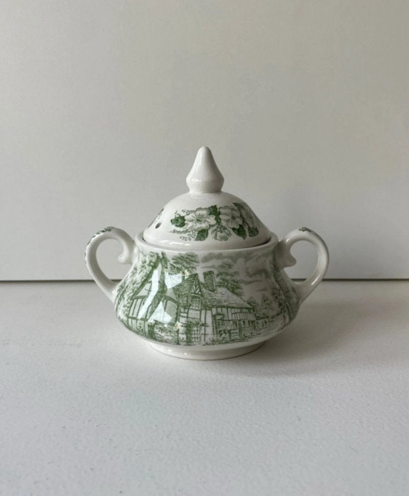 Oud-Engelse suikerpot „Old Inns Series”, Ophalen of Verzenden