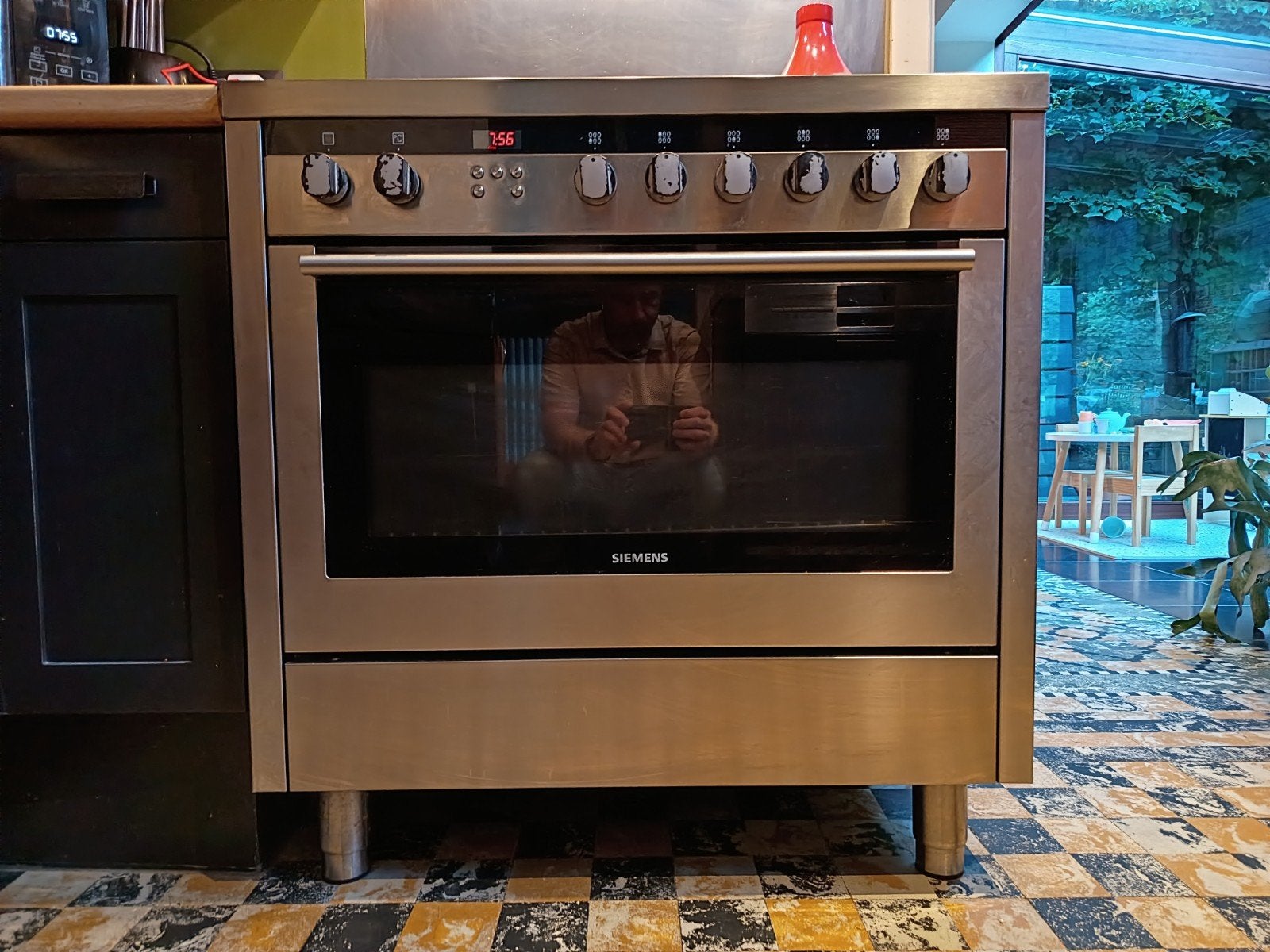 Gasfornuis met oven - Siemens, Ophalen, Gebruikt, Hete lucht, 60 cm of meer