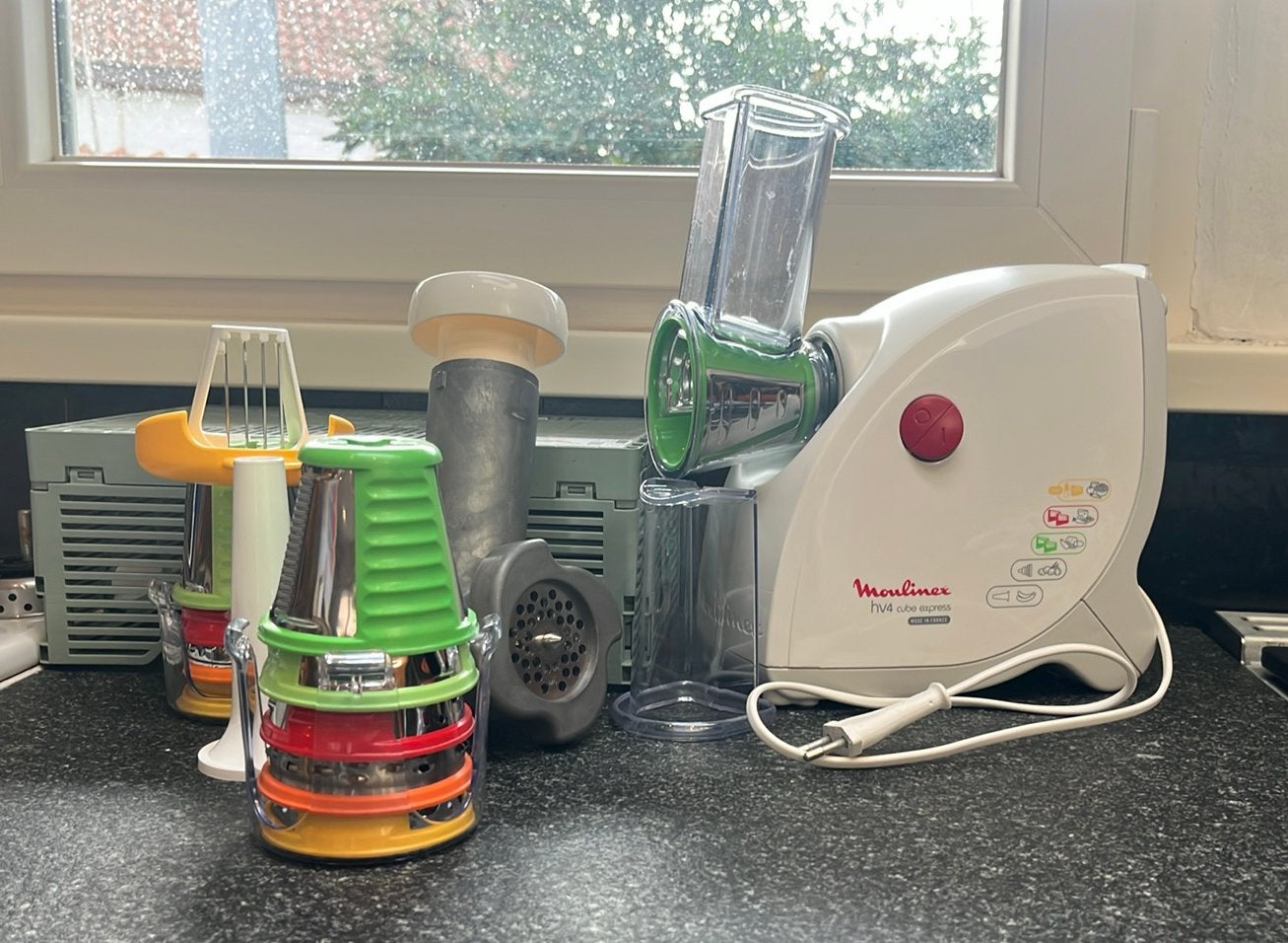 Hakmolen Moulinex hv4 Cube Express, Elektronische apparatuur, Ophalen, Zo goed als nieuw