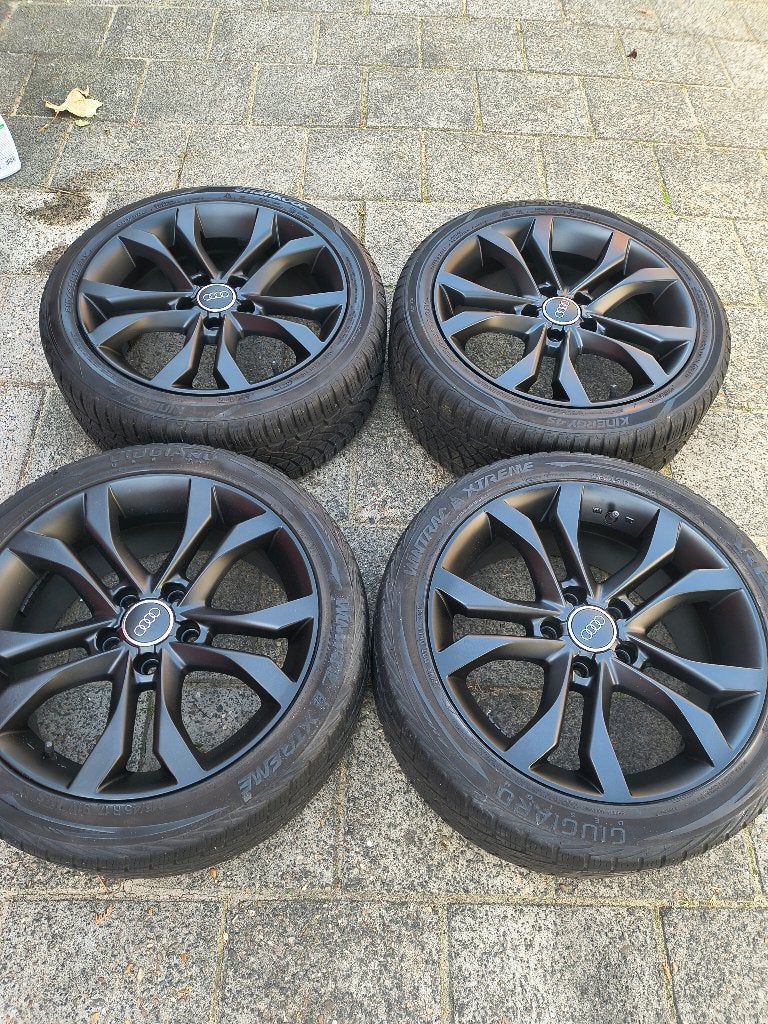 Audi velgen 17 inch winterbanden 5x112 s3 s4 rs3 velgen tt, Ophalen, Gebruikt, Audi