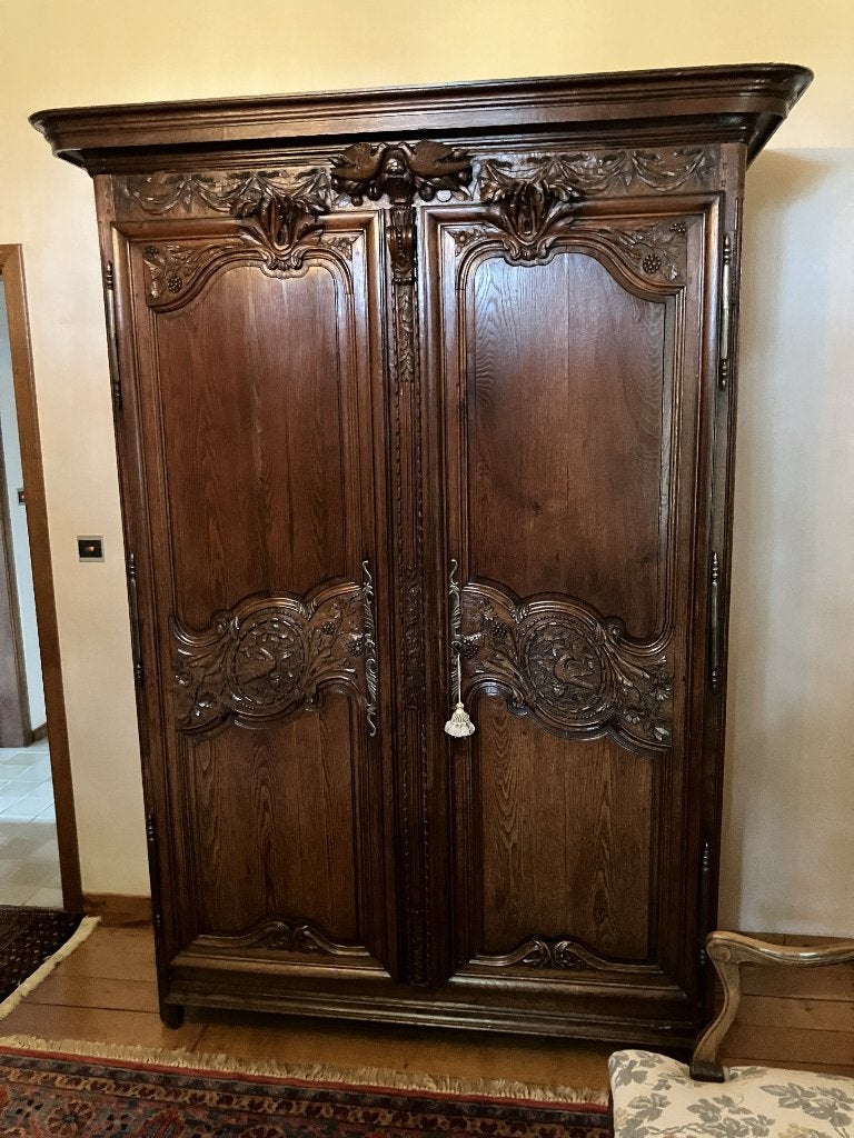 Antieke bruidskast +/- 1900, Antiek en Kunst, Ophalen