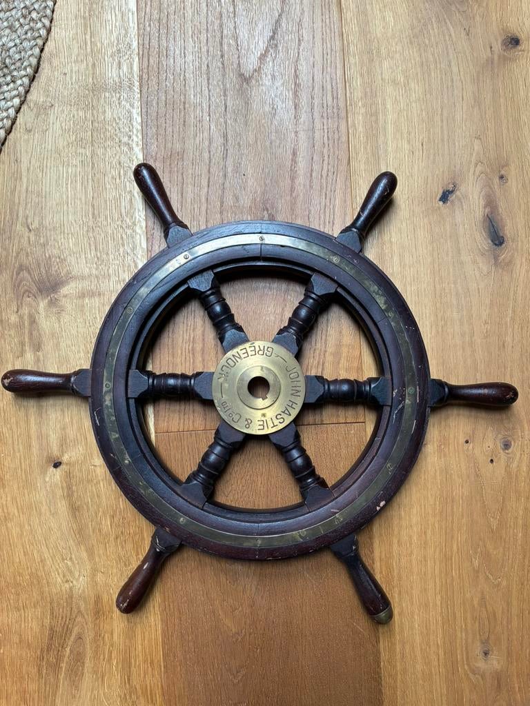 Houten stuurwiel, Ophalen, Gebruikt