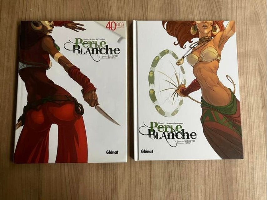 PERLE BLANCHE : série complète en 2T (EO?) Excel. état, Livres, Enlèvement, Comme neuf