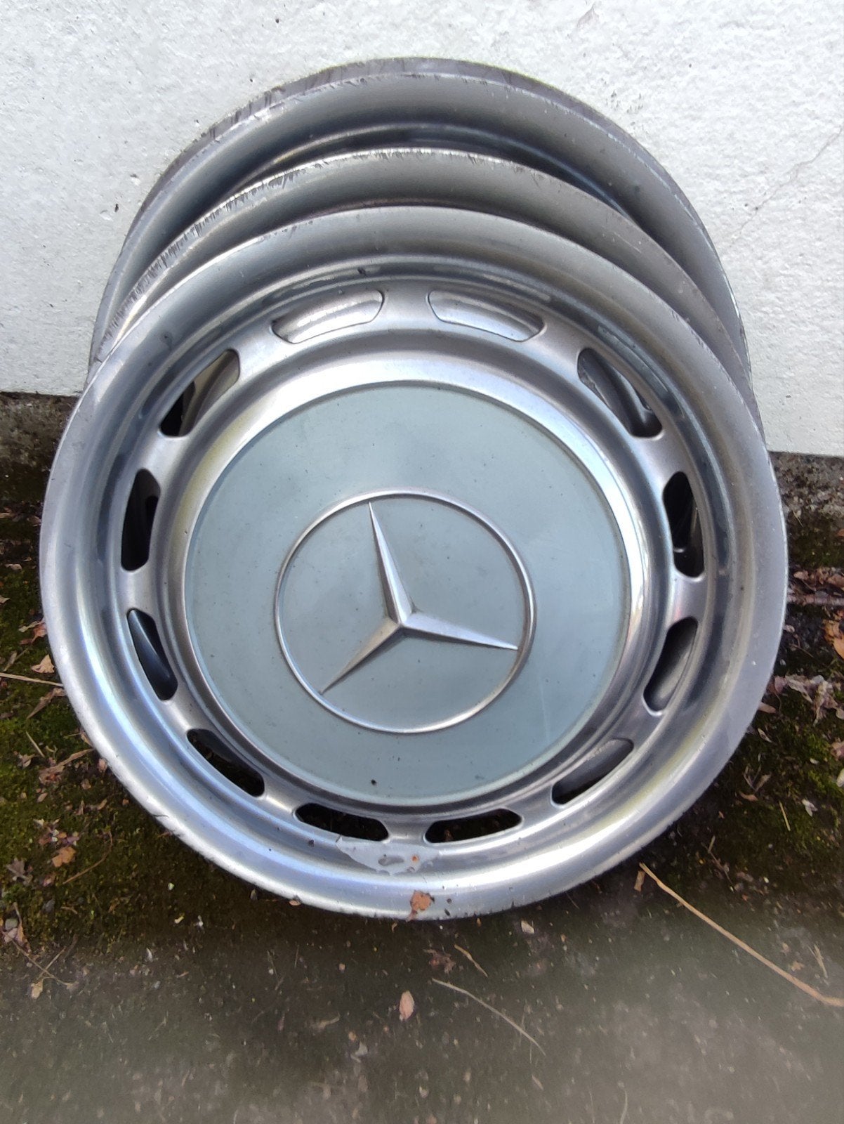 Wieldeksels voor mercedes, Auto diversen, Ophalen, Gebruikt