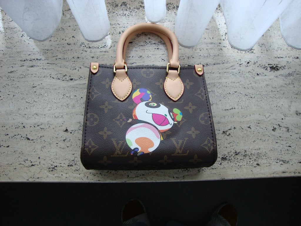 mini tas met panda, Ophalen of Verzenden, Nieuw, Bruin, Overige typen
