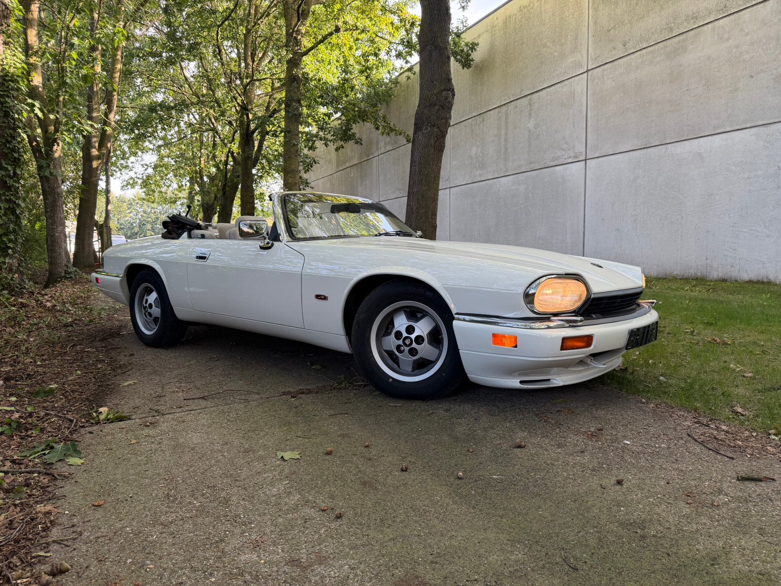 Jaguar XJS Cabrio, Auto's, Automaat, Cabriolet, Wit, Leder