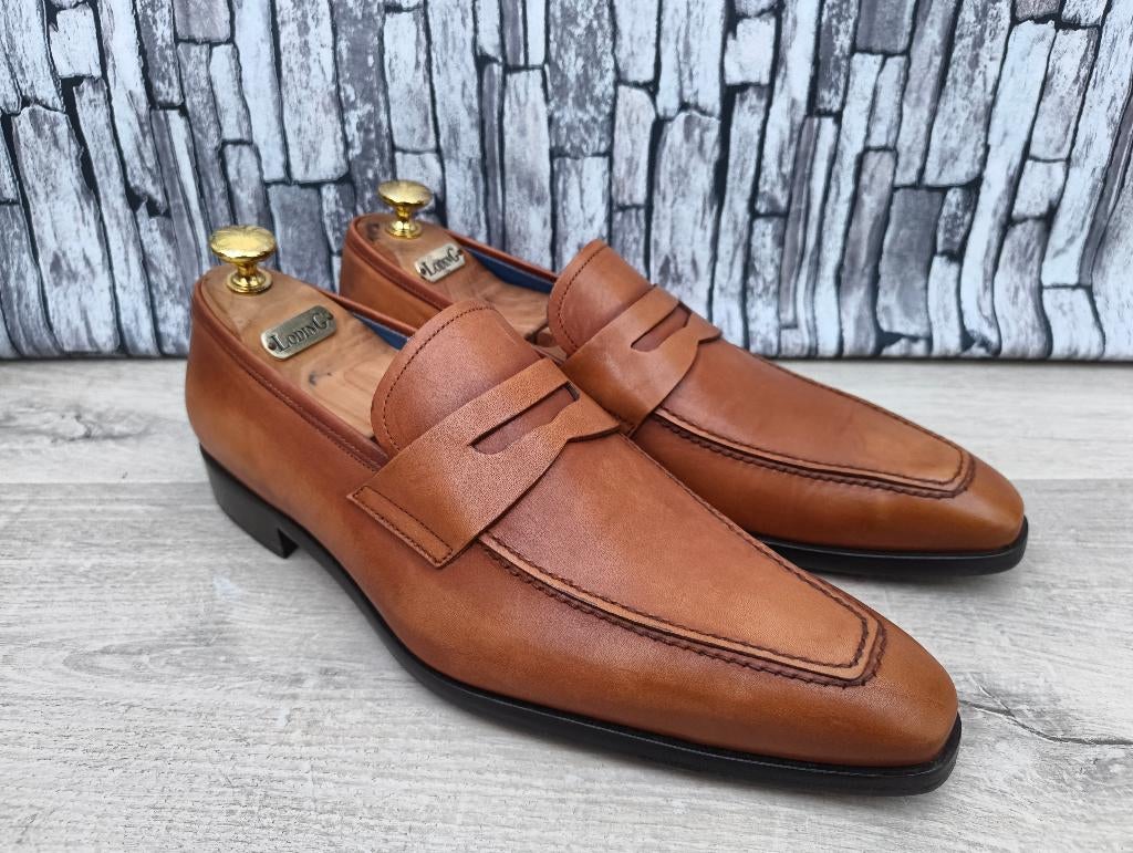 Pertini Cognac loafers voor heren - Maat 41,5, Vêtements | Hommes, Chaussures, Comme neuf, Brun, Flâneurs, Pertini