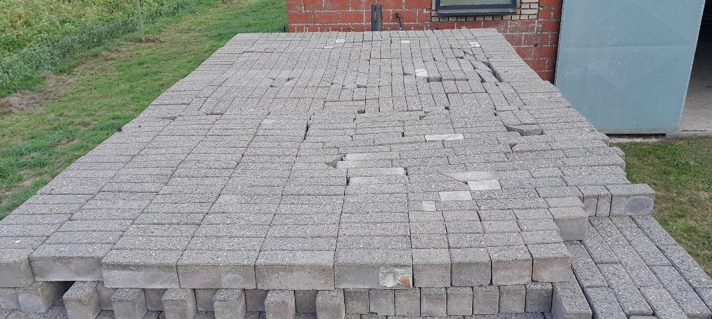 betonklinker, Tuin en Terras, Ophalen, Gebruikt, Klinkers, 10 m² of meer