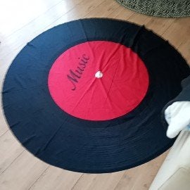 rond tafelkleed diam 1m45, Tafelkleed, Ophalen, Rond