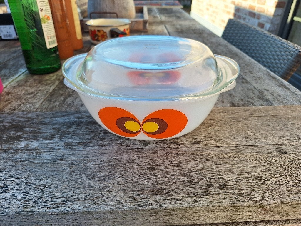 Vintage ovenschotel, Ophalen