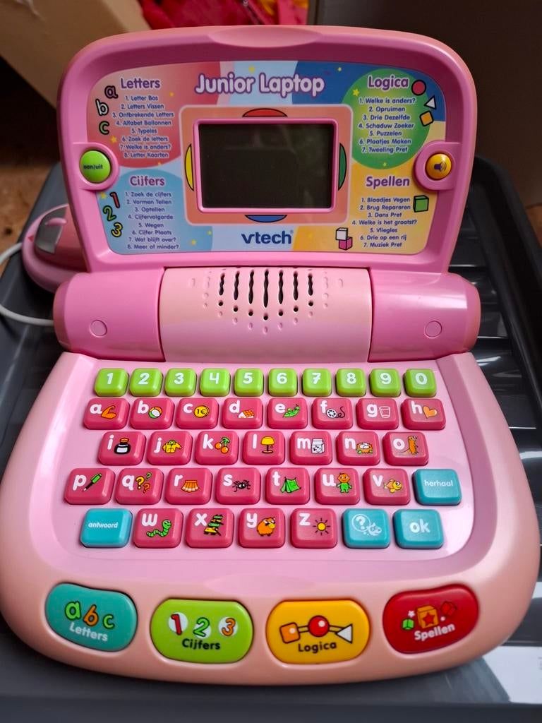 V-tech Junior Laptop, Ophalen