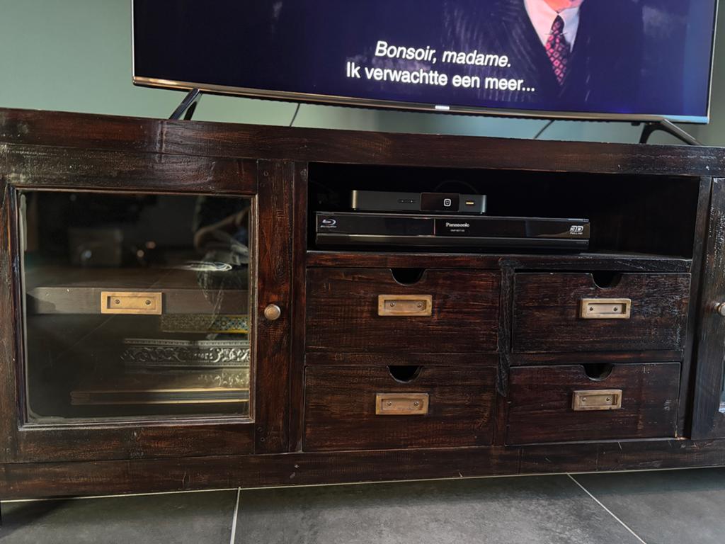 TV Kast, Huis en Inrichting, Kasten |Televisiemeubels, Ophalen, Zo goed als nieuw, Minder dan 100 cm, 25 tot 50 cm