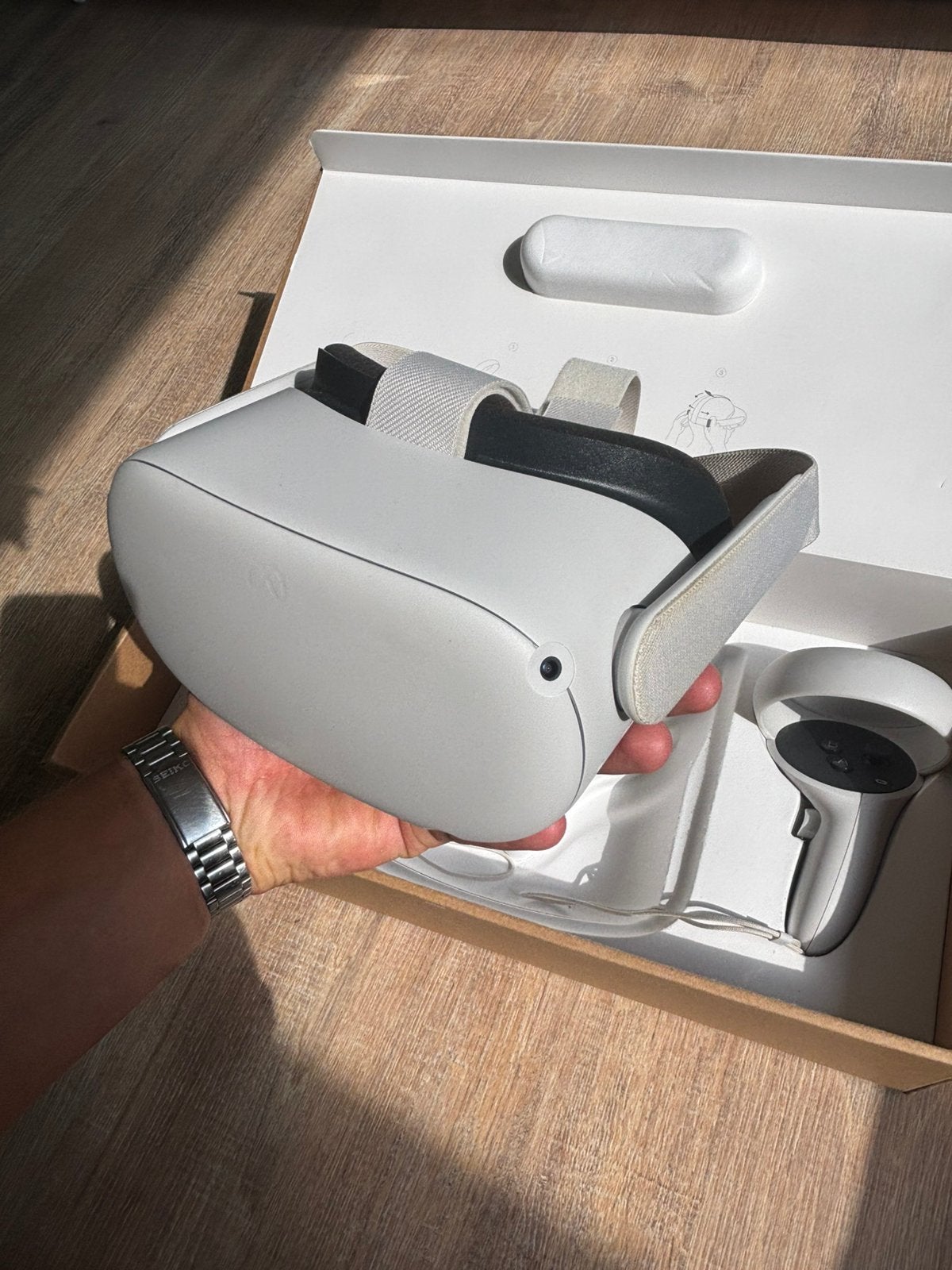 Meta Quest 2 128GB (Oculus Quest 2) – Compleet.), Games en Spelcomputers, Ophalen, Zo goed als nieuw, VR-bril, Overige platformen