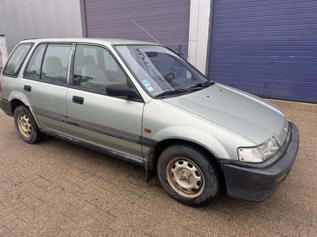 Honda Civic *PETROL-BENZINE* (bj 1989), Auto's, Honda, Bedrijf, Zilver of Grijs, Break