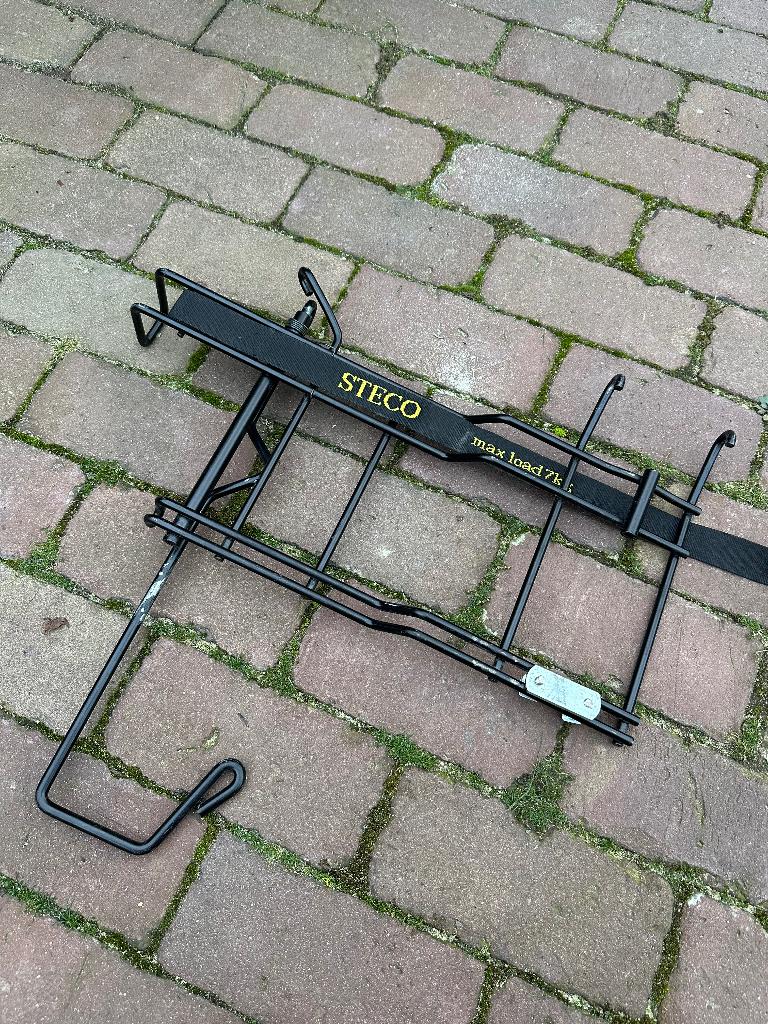 Praktische Steco Buggy drager voor op bagagedrager fiets, Ophalen