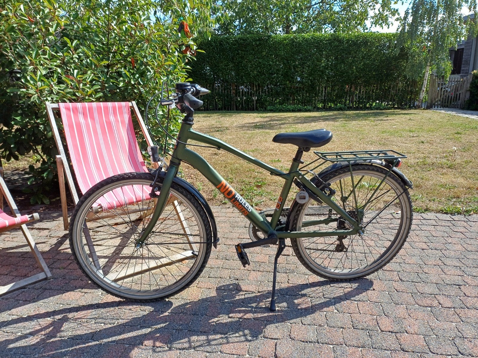 jongensfiets, Ophalen