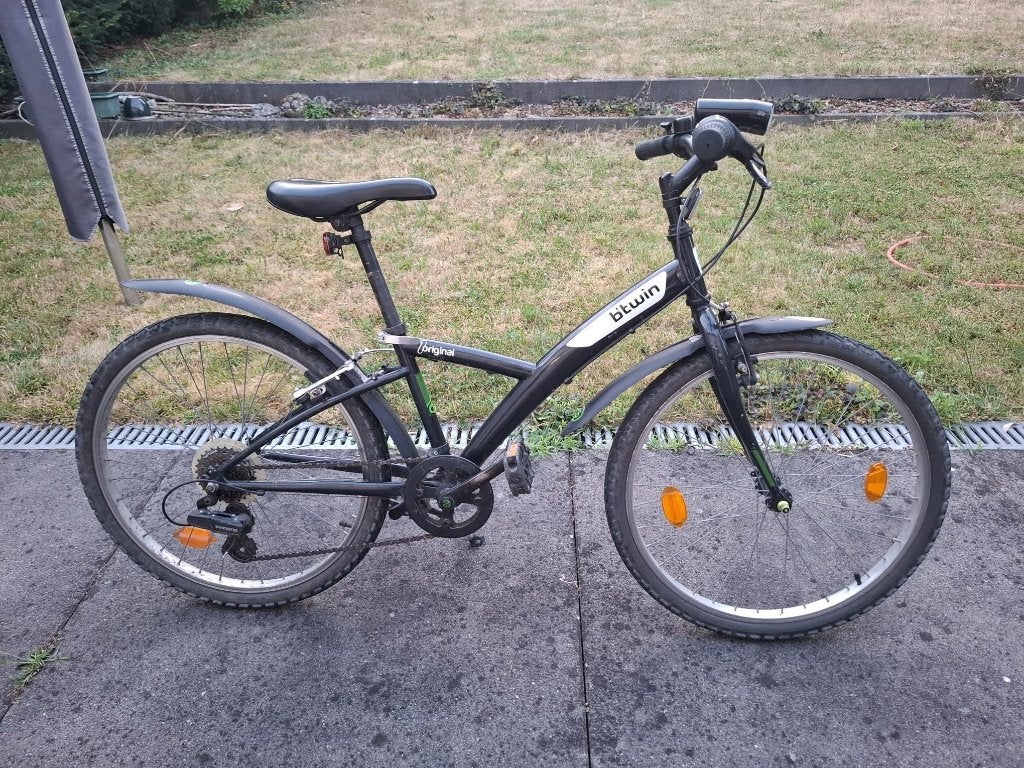 Fiets jongens 24 inch, Fietsen en Brommers, Ophalen, Velgrem, Versnellingen, Gebruikt