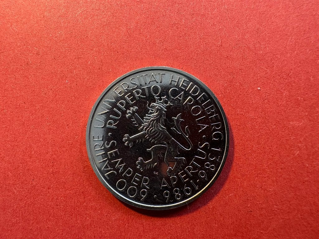 Allemagne - 5 Mark 1986 D - Universität Heidelberg (#336#), Enlèvement ou Envoi, Allemagne, Monnaie en vrac