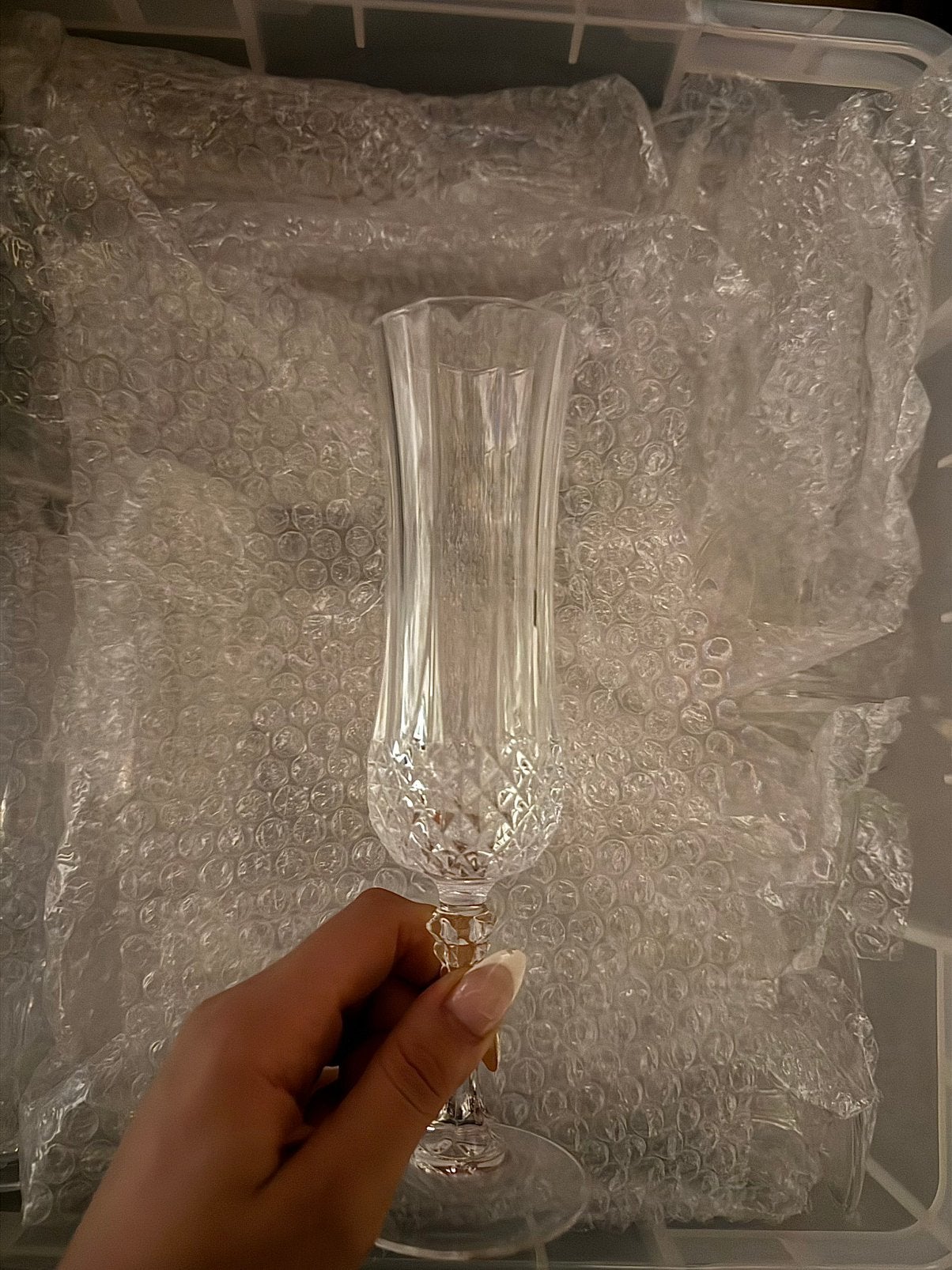 VERRES EN CRISTAL (29 PIÈCES), Enlèvement, Comme neuf