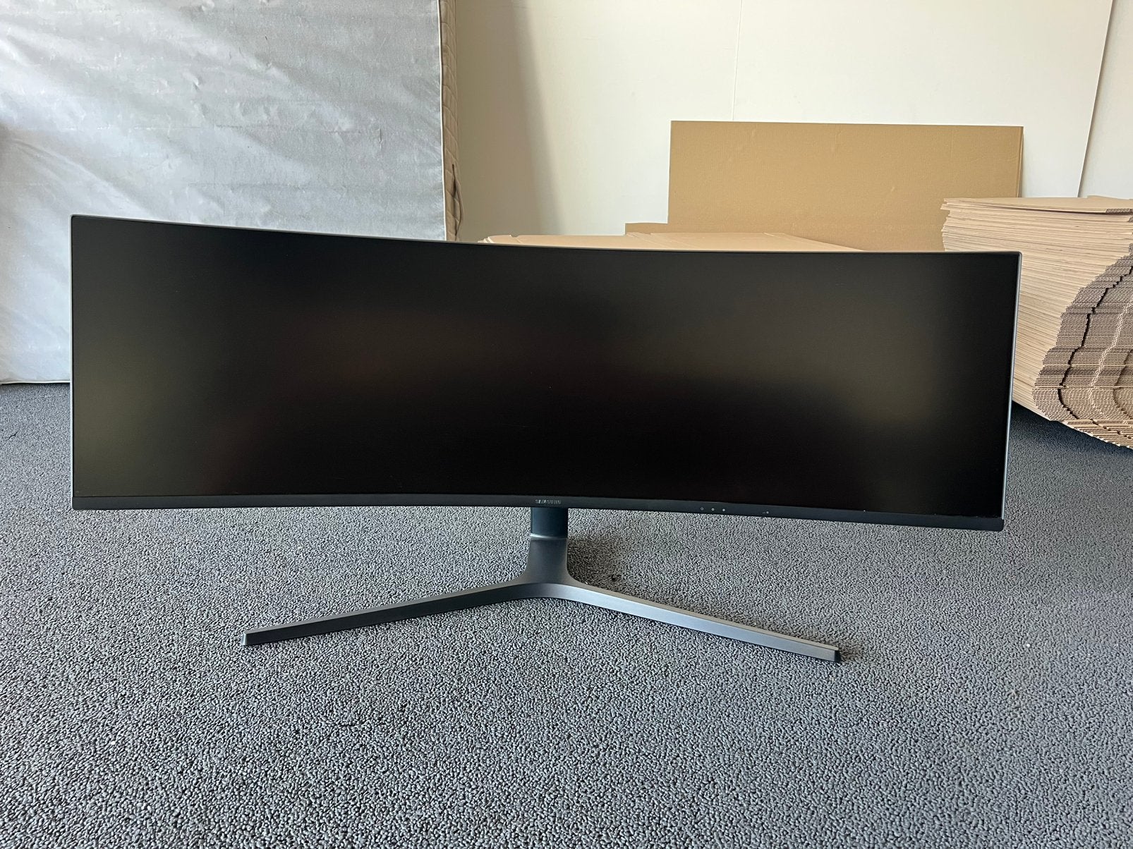 Samsung Curved Monitor C49J890DKR, 49 inch,32:9, 144 Hz, Ophalen, Zo goed als nieuw