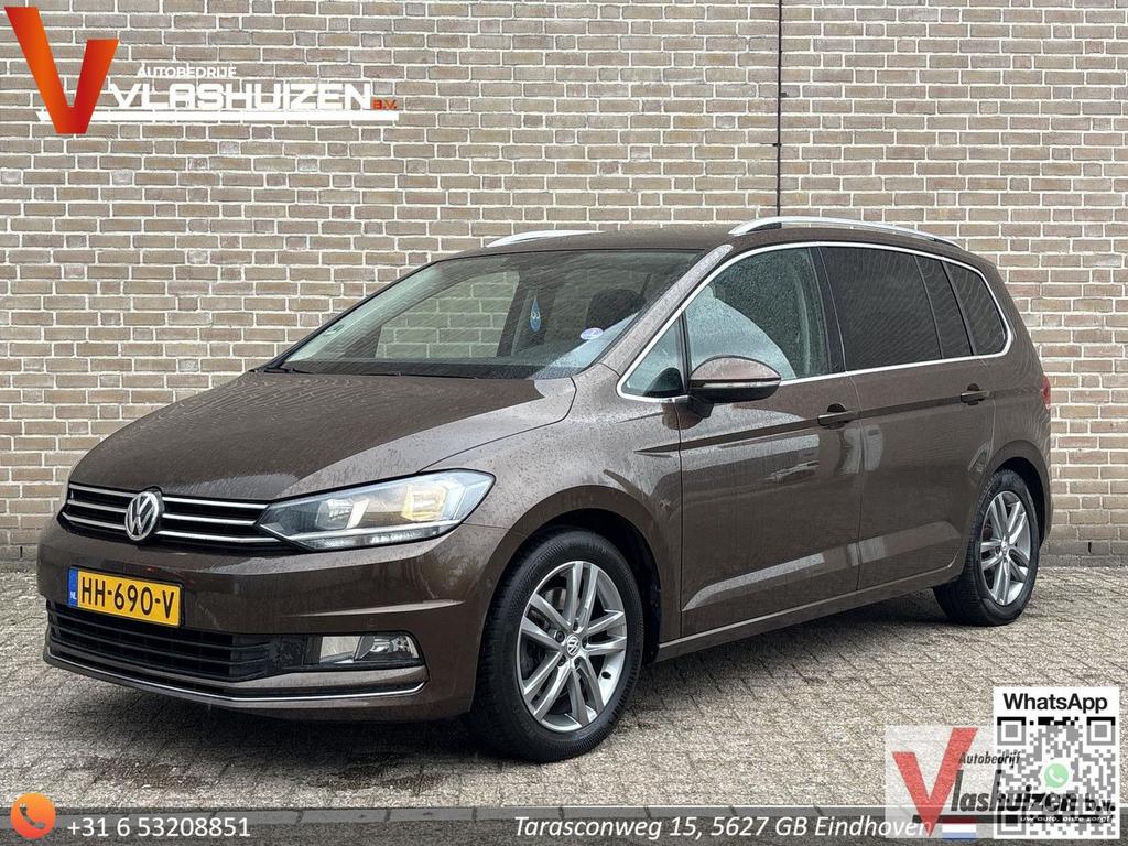 Volkswagen Touran 1.4 TSI Highline 7p DSG Automaat | Climate, Auto's, Volkswagen, Bedrijf, Touran, ABS, Adaptieve lichten, Adaptive Cruise Control