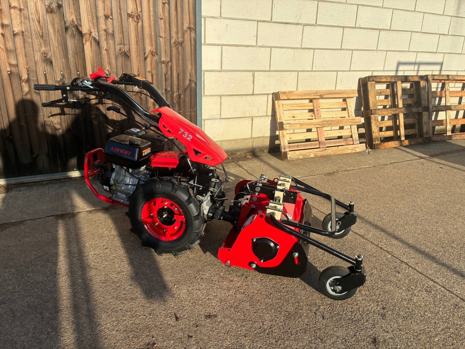 Motoculteur met frees en Klepelmaaier, Ophalen, Zo goed als nieuw