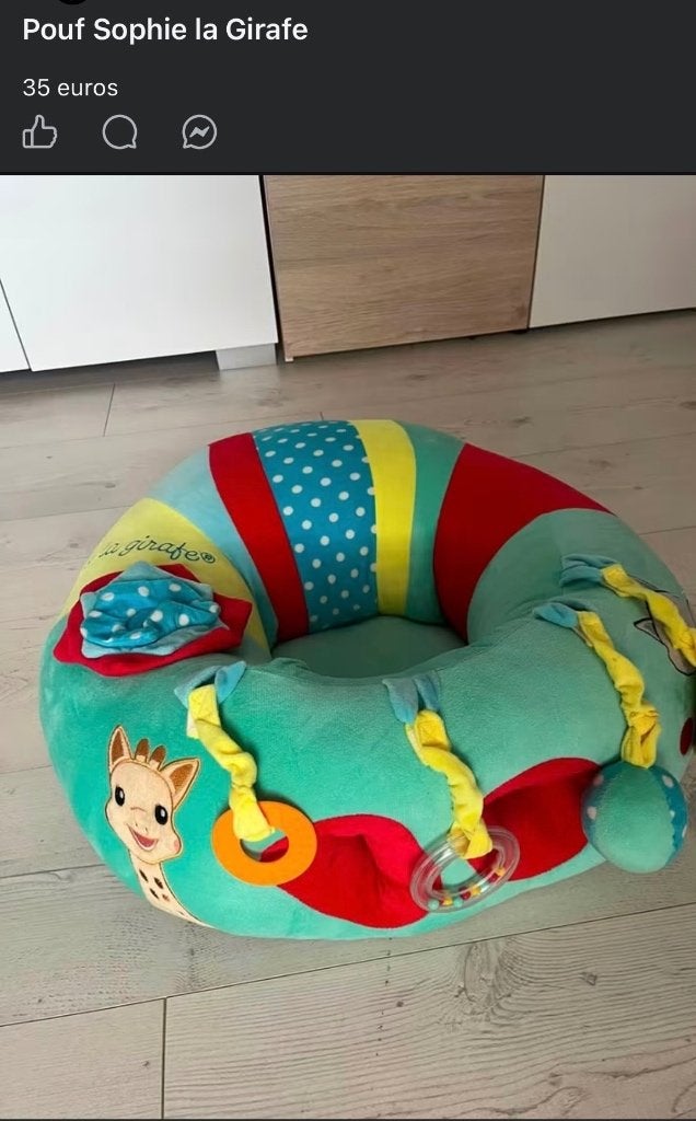 Pouf Sophie la Girafe, Ophalen, Zo goed als nieuw, Overige typen