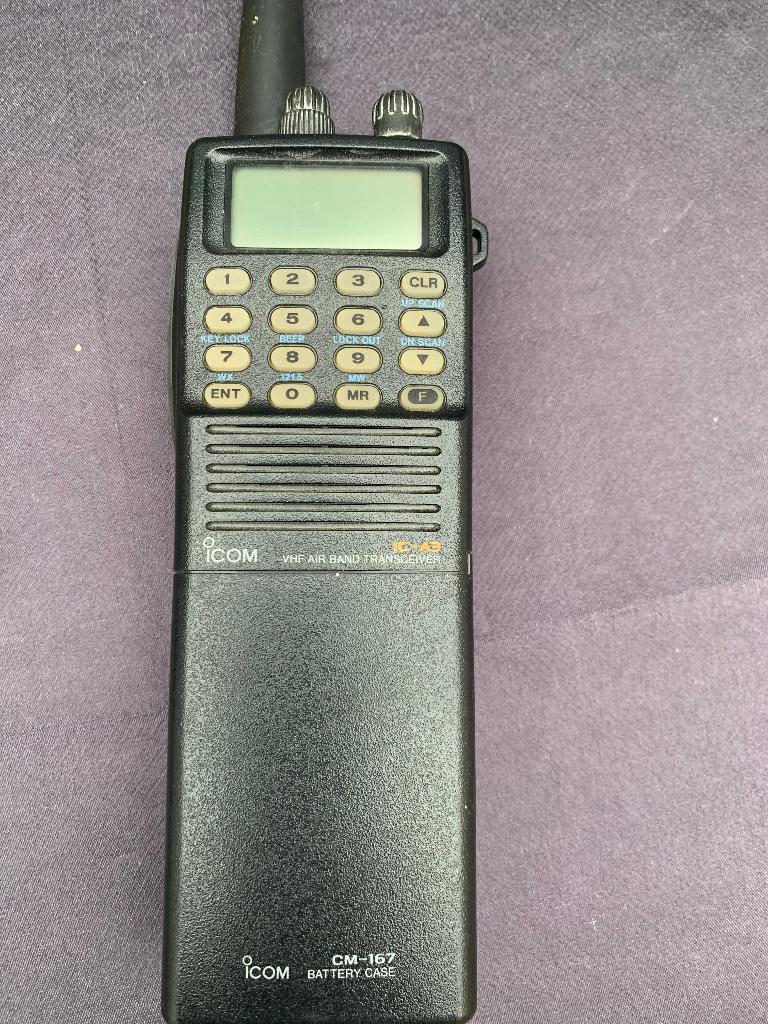 icom air band transceiver, Telecommunicatie, Ophalen, Gebruikt