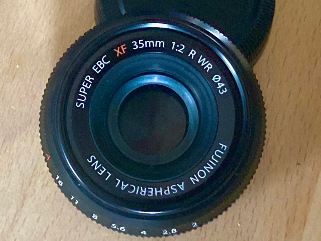 Fujinon XF 35 mm F2 WR, Audio, Tv en Foto, Ophalen, Gebruikt, Standaardlens