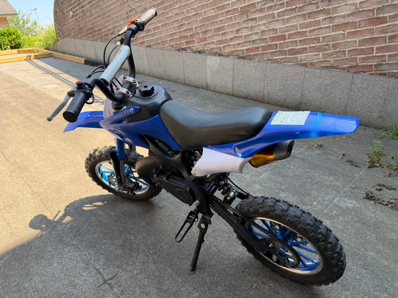 Minicrosser 50cc 2takt met opfriswerk, Fietsen en Brommers, Ophalen, Gebruikt