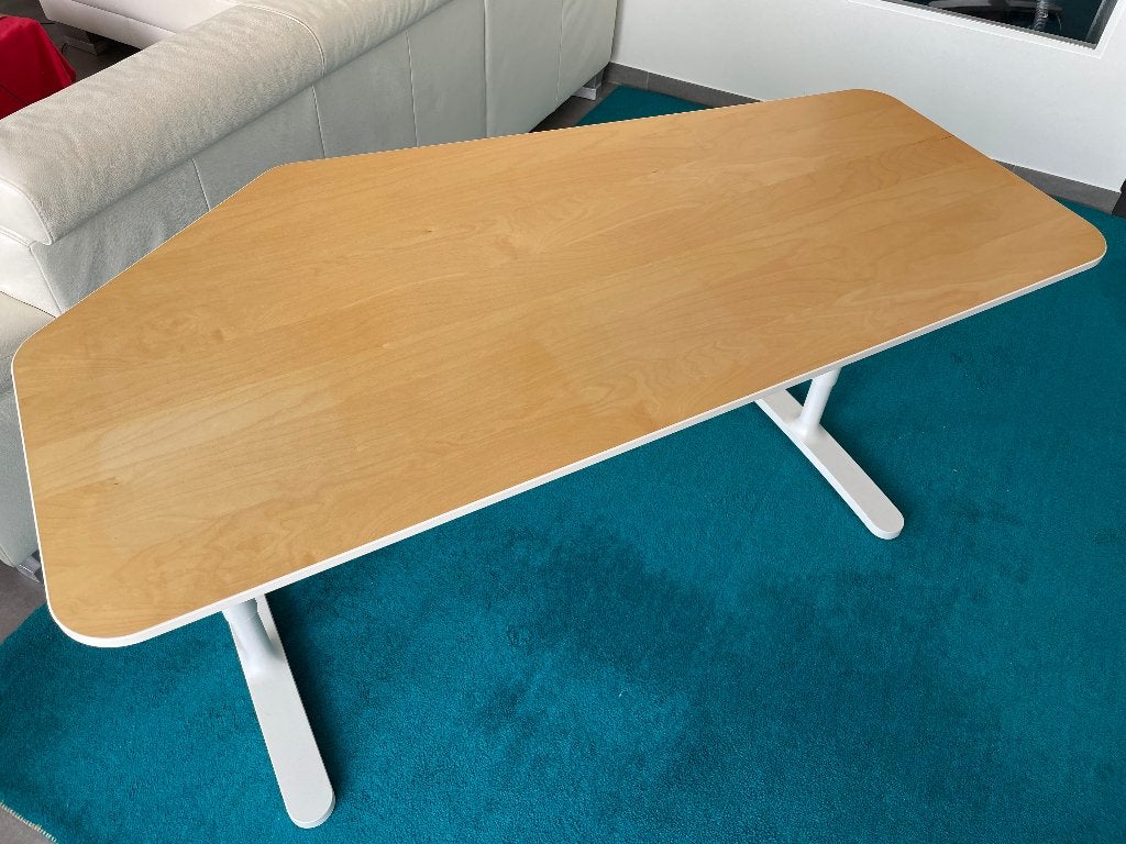 Ikea Bekant bureau, Maison & Meubles, Bureaux, 160 cm, Bureau assis-debout, Comme neuf, Enlèvement