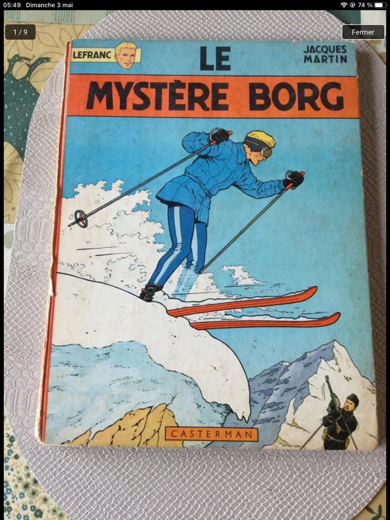 HET MYSTERIE VAN BORG, Boeken, Stripverhalen, Gelezen