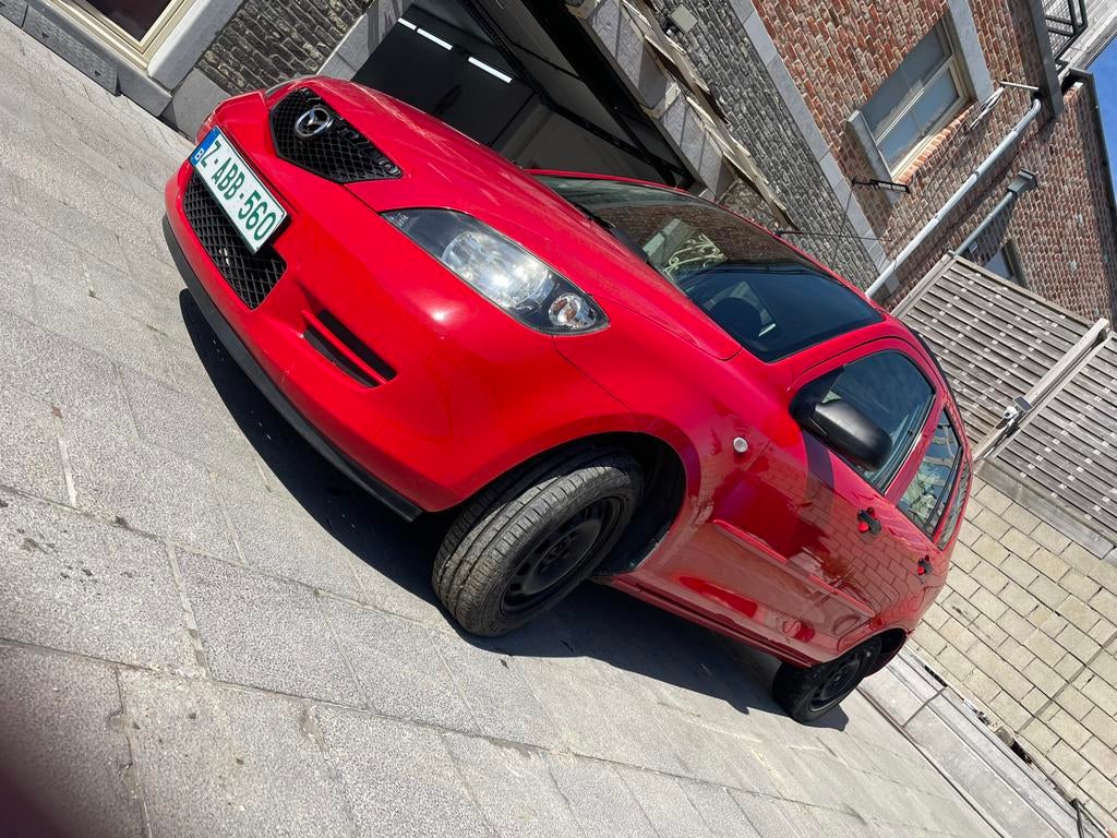 Mazda 2 benzine – 2003 – met garantie!, Auto's, Bedrijf, 5 deurs, Stadsauto, Te koop