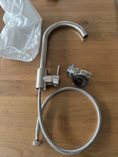 nouveau robinet de cuisine froid/chaud, Enlèvement ou Envoi, Neuf, Inox, Robinet