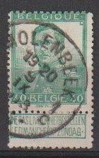 Belgique 1912 n 114, Envoi, Affranchi