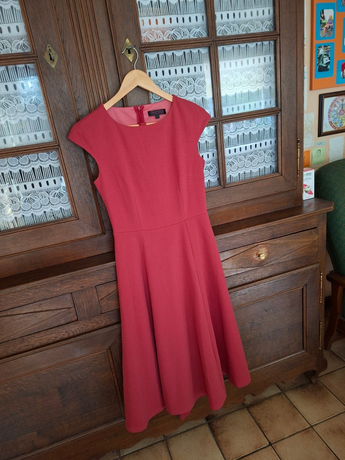 Robe corail. Taille S., Kleding | Dames, Gelegenheidskleding, Ophalen of Verzenden