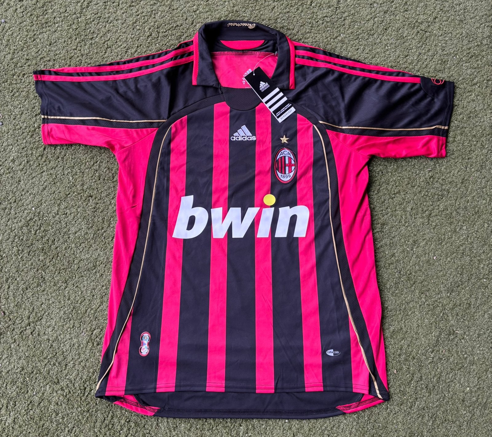 Retro AC Milan Shirt 2006/07 — Thuis — #3 MALDINI, Sport en Fitness, Maat M, Ophalen of Verzenden, Nieuw, Shirt