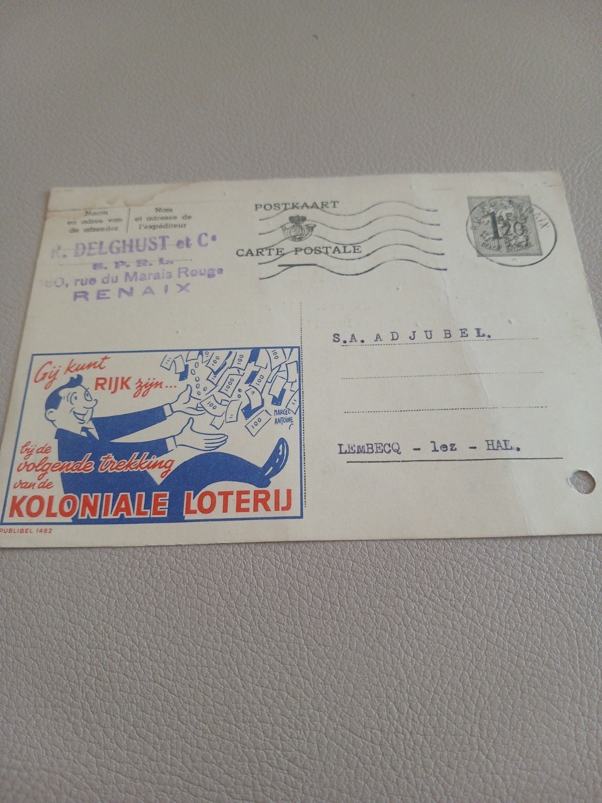 loterie coloniale belge, Timbres & Monnaies, Billets de banque | Belgique, Enlèvement ou Envoi