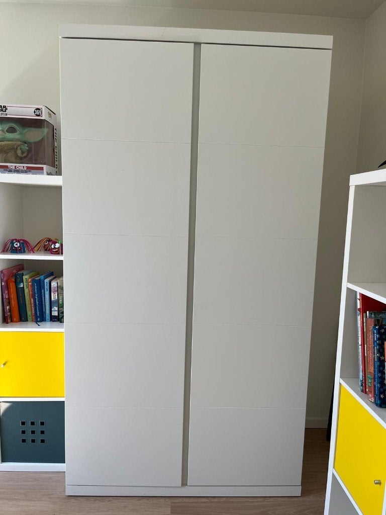 Armoire 110x60x205, Maison & Meubles, Avec tablette(s), Comme neuf, 100 à 150 cm, Enlèvement