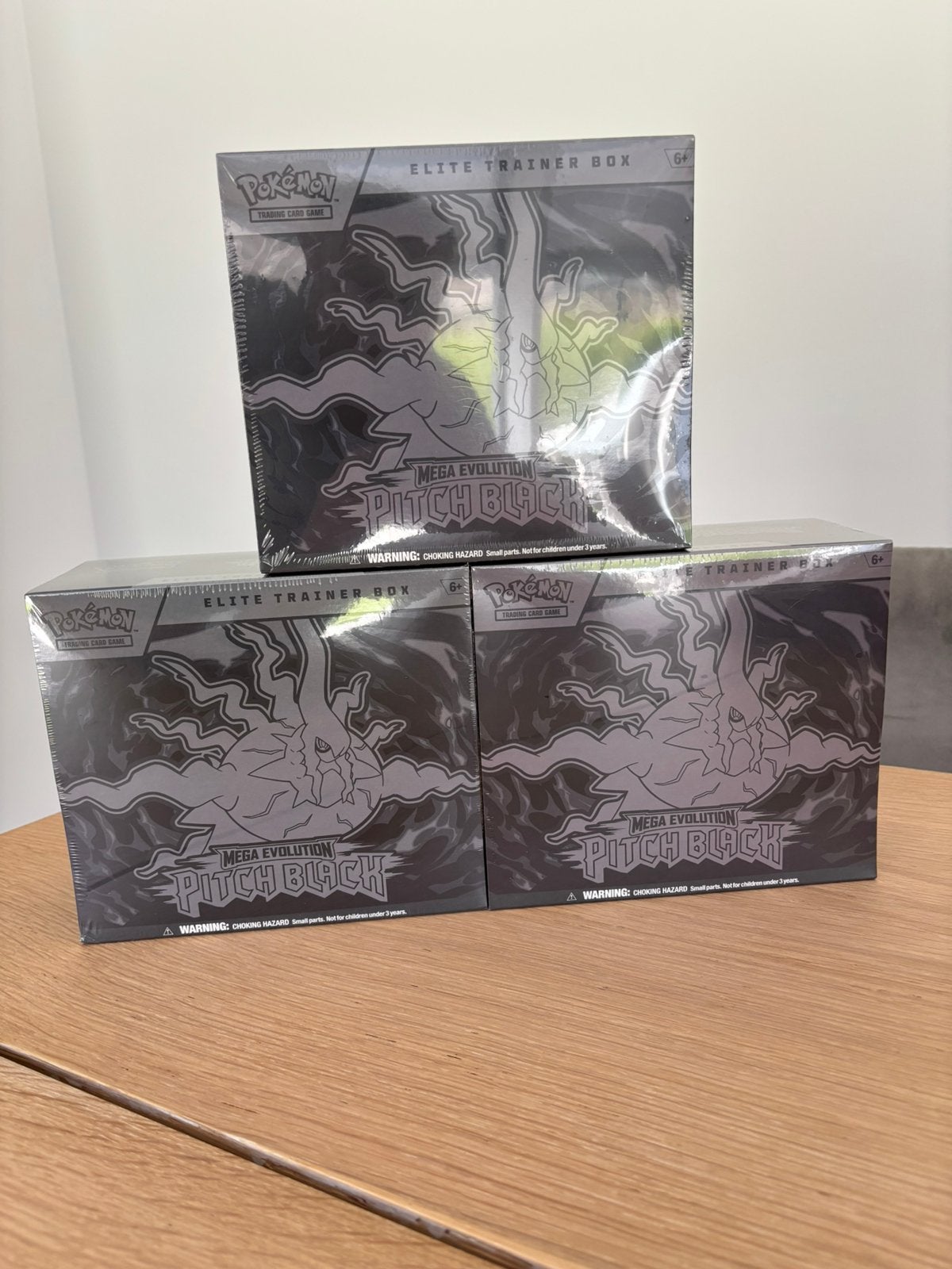 3 x ETB Pitch Black, Enlèvement ou Envoi, Neuf, Booster box, Foil
