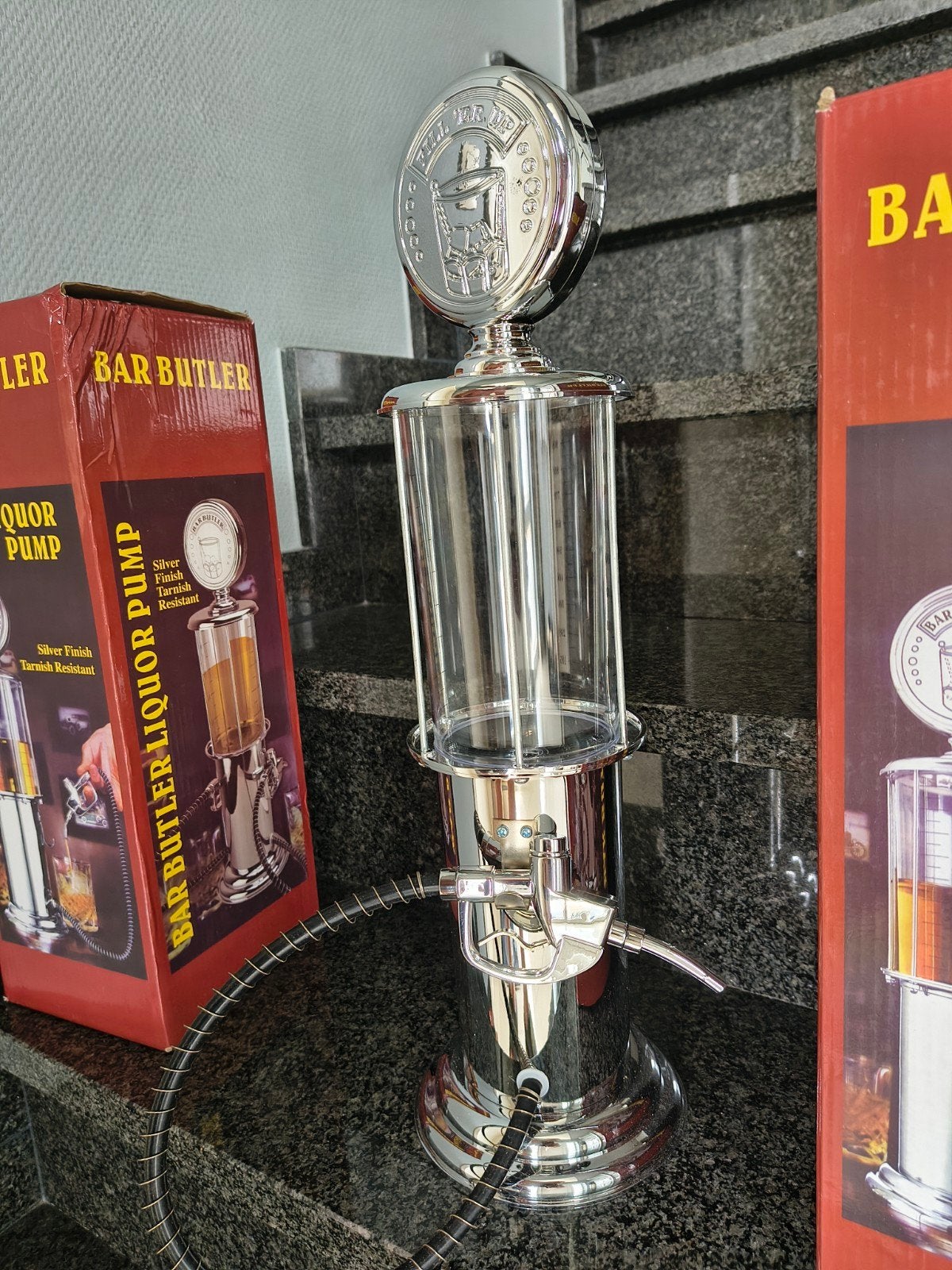 Drank dispenser, Ophalen