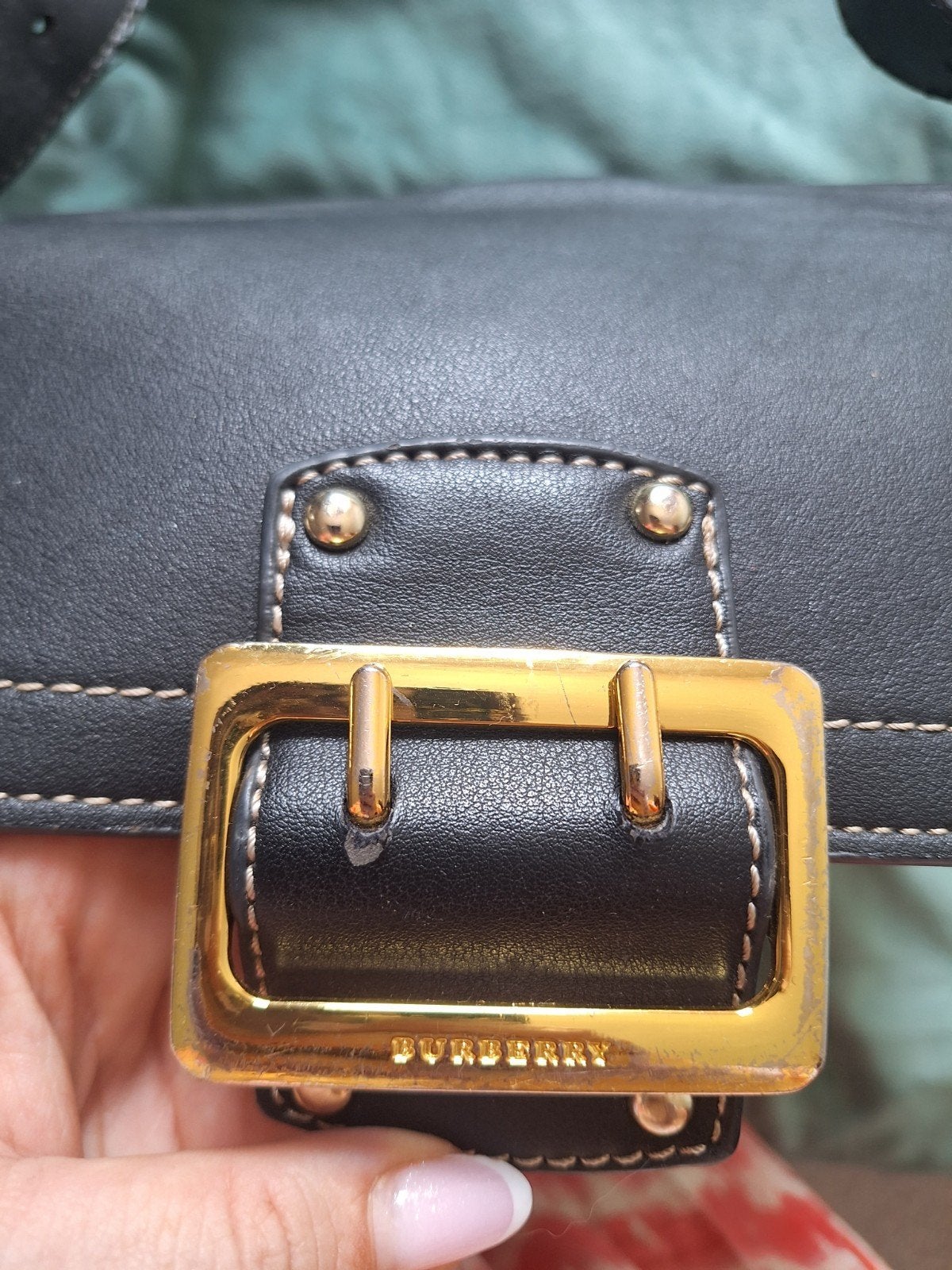 Originele Burberry handtas, Ophalen