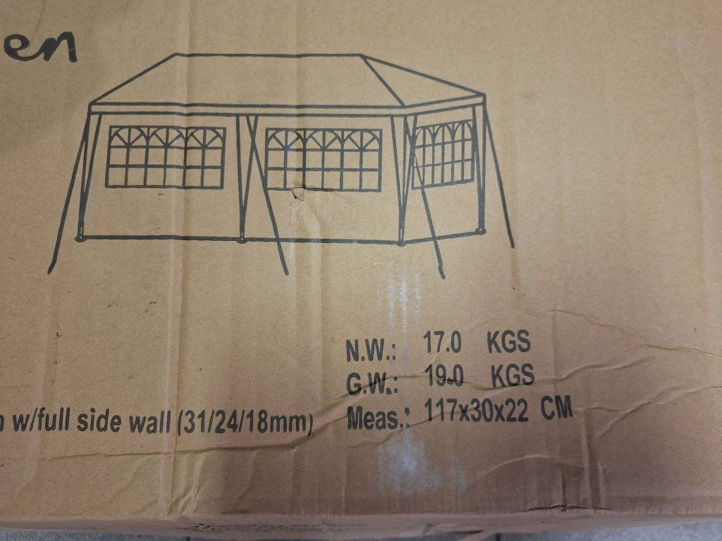 party tent 6 op 3, Tuin en Terras, Ophalen, Zo goed als nieuw