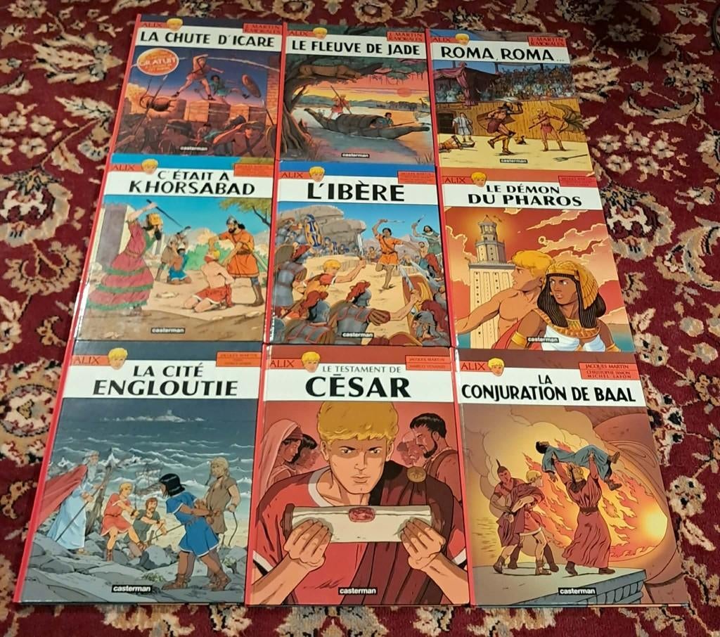 Alix - Lot de 9 albums, Neuf, Plusieurs BD, Enlèvement ou Envoi, Jacques Martin