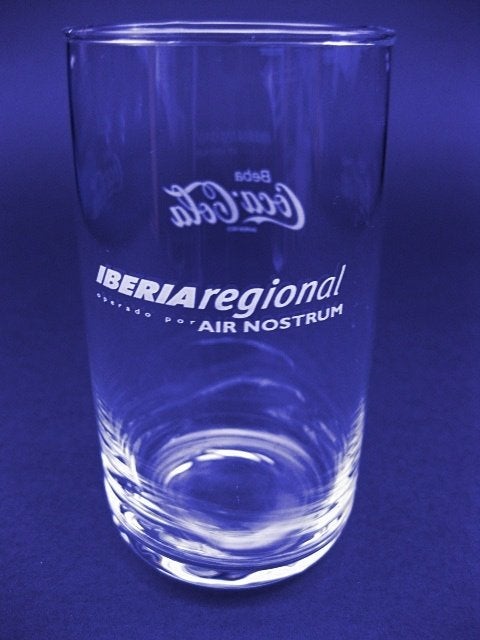 Verre à Coca-Cola Air Nostrum Iberia Regional original, Collections, Enlèvement ou Envoi, Neuf, Verre à soda